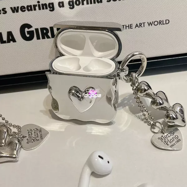 Luxury Silver Case for Airpods
