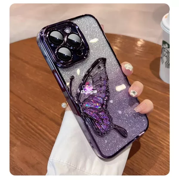 Luxury 3D Glitter Butterfly Case