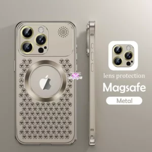 Magnetic Metal Heat Dissipation iPhone Case